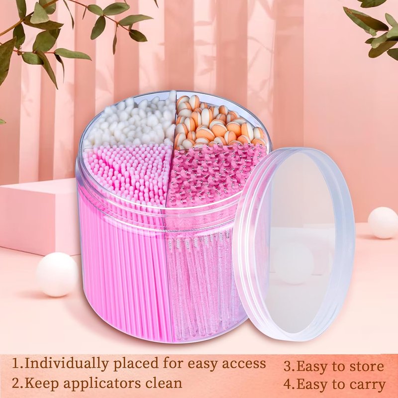 Teenitor Disposable Makeup Applicators Kit - 310PCS Mascara Wands, Eyeshadow & Lip Applicators | Essential Tools for Makeup Artists