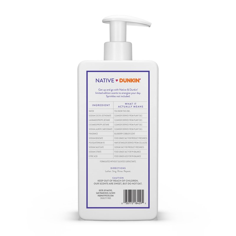 Native | Limited Edition | Blueberry Cobbler |2-in-1 Shampoo and Conditioner| 16.5 oz