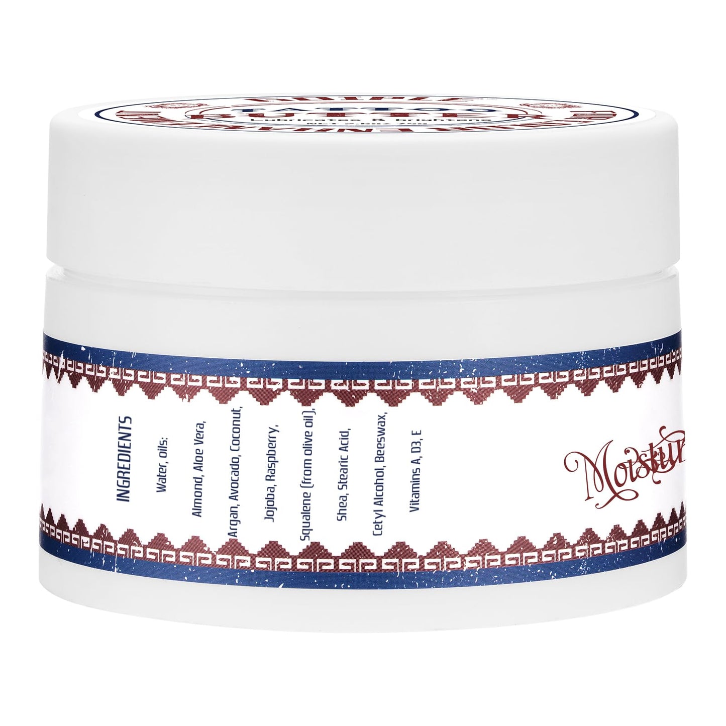Tattoo Aftercare Balm 2.6oz - Essential Tattoo Supplies with Tattoo Butter Formula for Before During and After Tattoo Process, Healing Cream and Scar Repair Gel for New and Old Tattoos