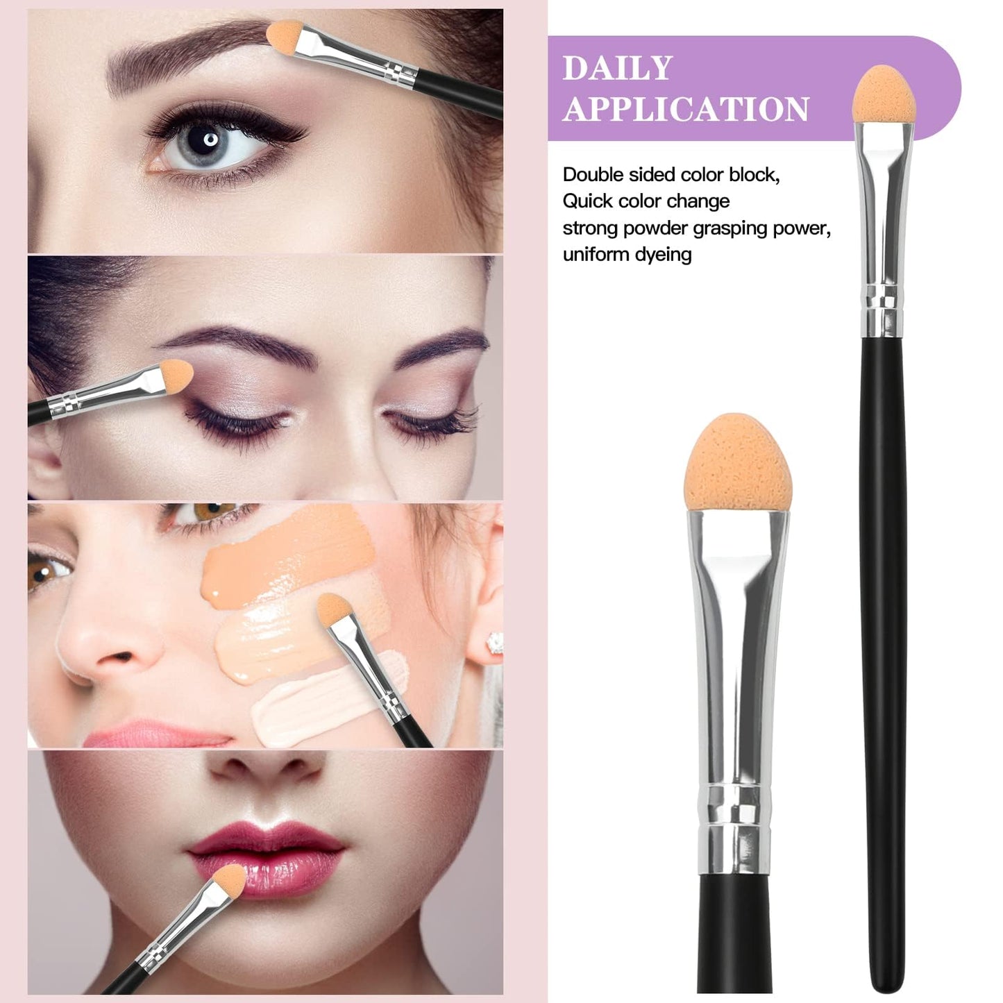 Sunuly Eyebrow Razor, 7 in 1 Brow Kit, Eyebrow Trimmer Set Including Brow Razors, Brush, Scissors, Tweezers, with Plastic Box for Women Men Eyelash Facial Grooming