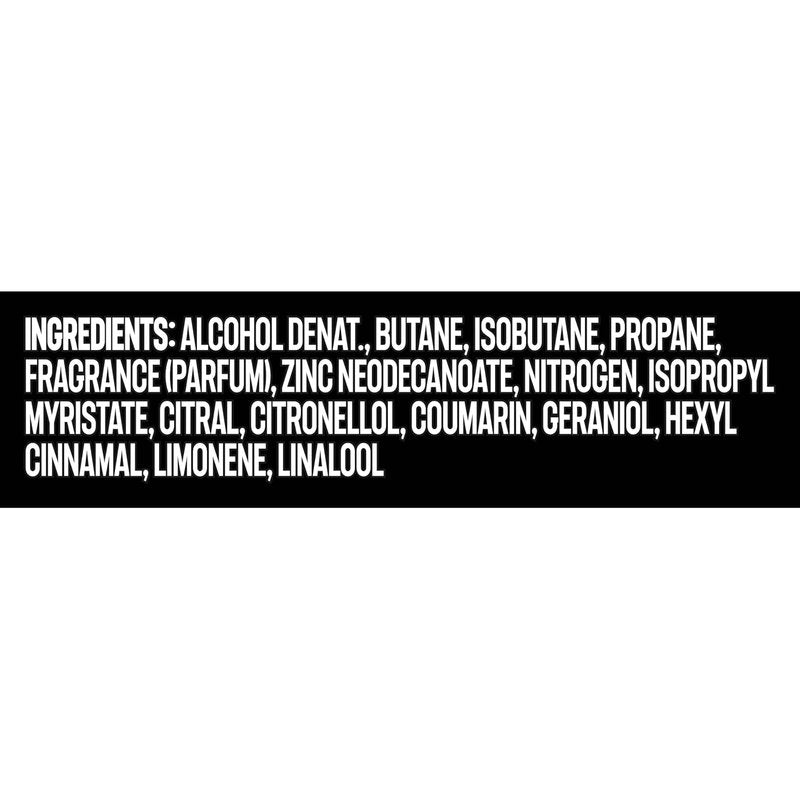 AXE Body Spray 4 Count Apollo 48 Hour All Over Fresh Aluminum Free 2.9 oz