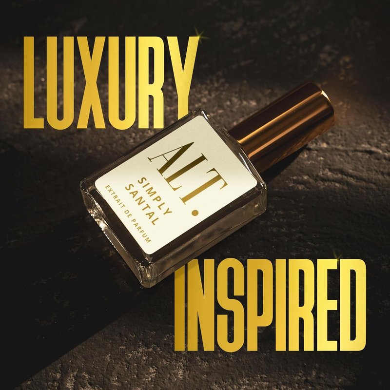 ALT. FRAGRANCES Simply Santal - Unisex Extrait de Parfum Inspired by Santal 33 | Long Lasting Sandalwood Leather Scent, 60ml