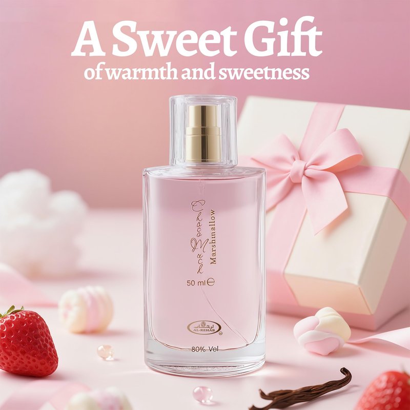 A CENTER Choco Musk Marshmallow Men/Women Cologne Eau De Parfume Vaporisateur Natural Spray Perfume for Men/Women 1.65 Fl Oz