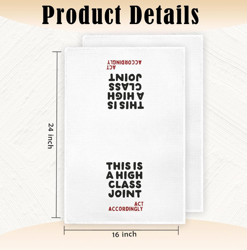 BNHJKFQZ Funny Kitchen Bathroom Towel 16x24 Inch,This is A High Class Joint Act Accordingly Hand Towel for Kitchen Bathroom,Funny Gifts Towels