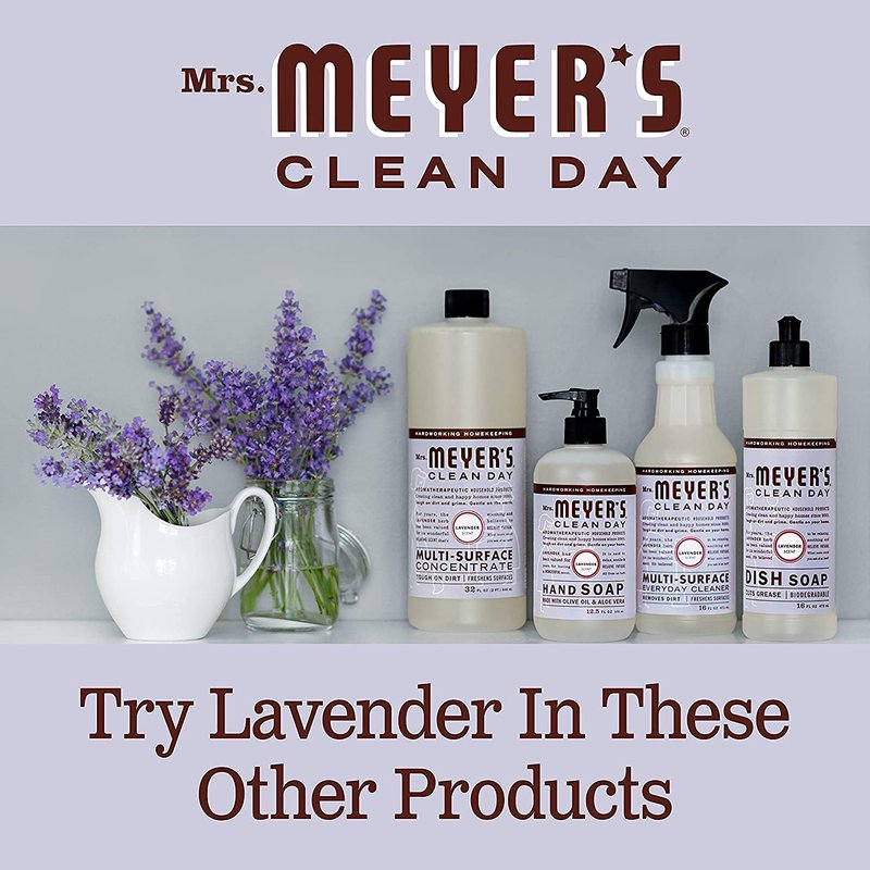 Mrs. Meyer's Hand Soap Refill, Made with Essential Oils, Lavender, 33 fl. oz (Pack of 3)
