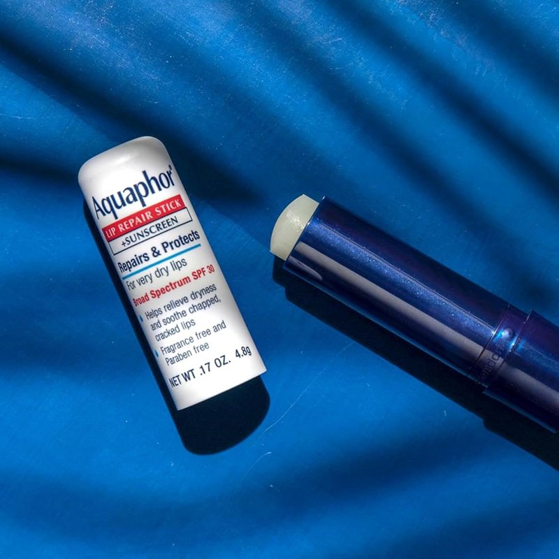 Aquaphor Lip Repair Stick - Broad Spectrum SPF 30 Sunscreen Lip Balm, 0.17 Oz | Pack of 4