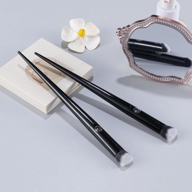 ENERGY Concealer Brush– Angled Synthetic Bristles for Seamless Under Eye Coverage, Spot Blemish Corrector, Nose Contours,Precision Makeup Brush for Liquid Cream Concealer Application