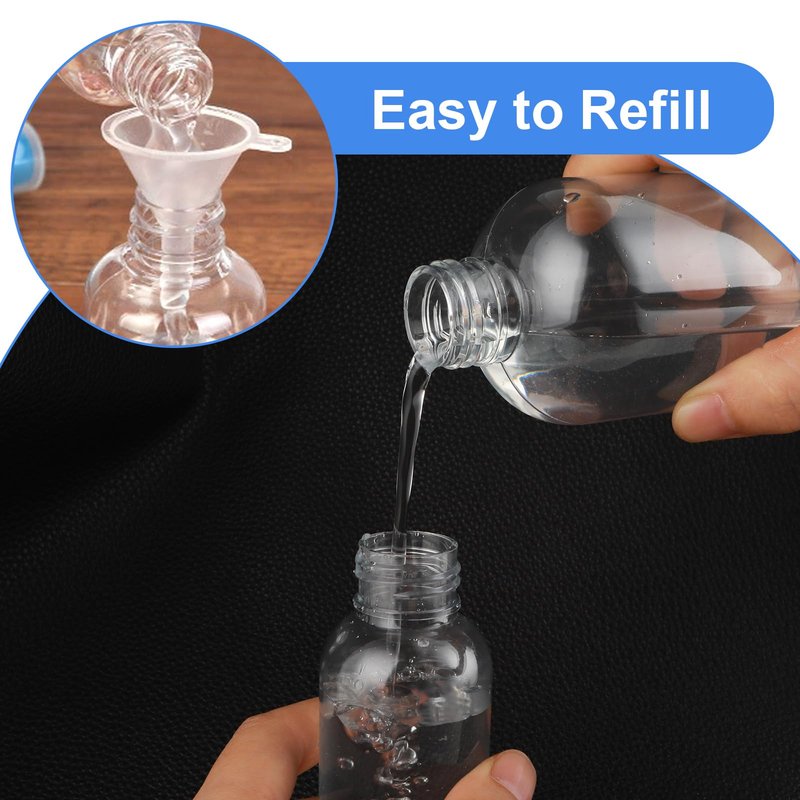 Molain 8Pcs Small Spray Bottles, No Leak And Clog Mister Spray Bottle, 3.5oz/100ml Empty Refillable Containers Reusable Liquid Container for Essential Oils Water Squirt