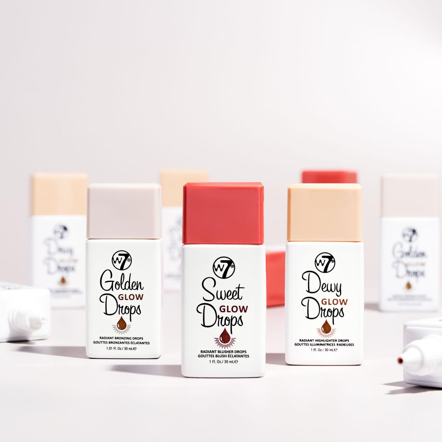 W7 Dewy Glow Drops - Liquid Highlighter Drops For Glowing Skin & A Radiant Finish