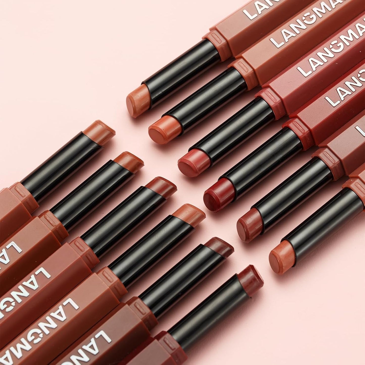 Velvet Matte Lipstick Set - 10 High Pigment Nude & Dark Shades | Long-Lasting Waterproof Lip Balm for Women