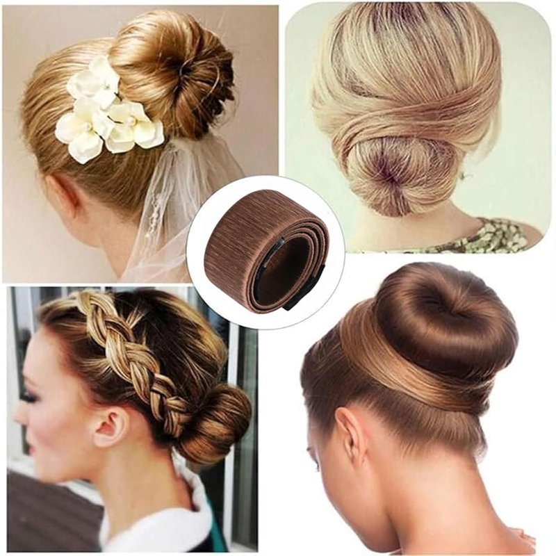 Skiennix Magic Donut Hair Accessory - Ballet Bun Maker for Women & Kids | 4 Pcs Set