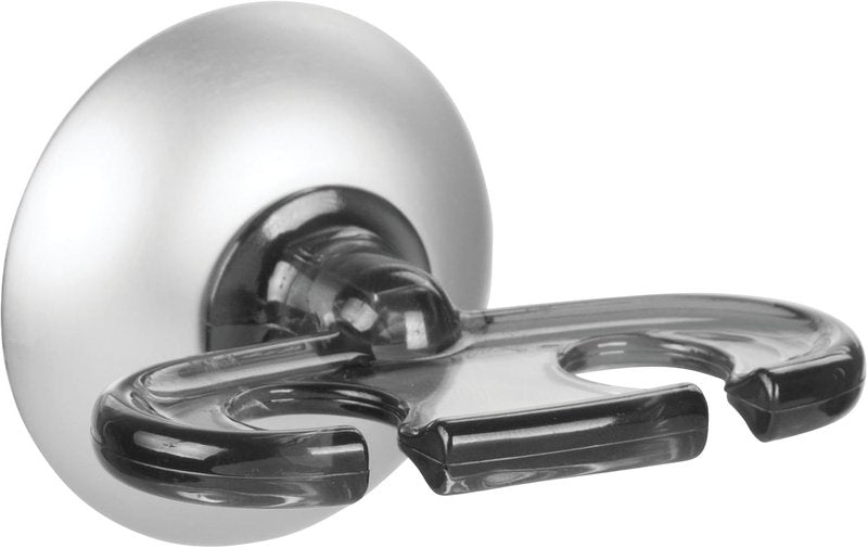 Toothbrush Holder - iDesign Metro Collection Ultra Power Lock Suction, Gray - Compact 2.75” x 2.3” x 1.8”