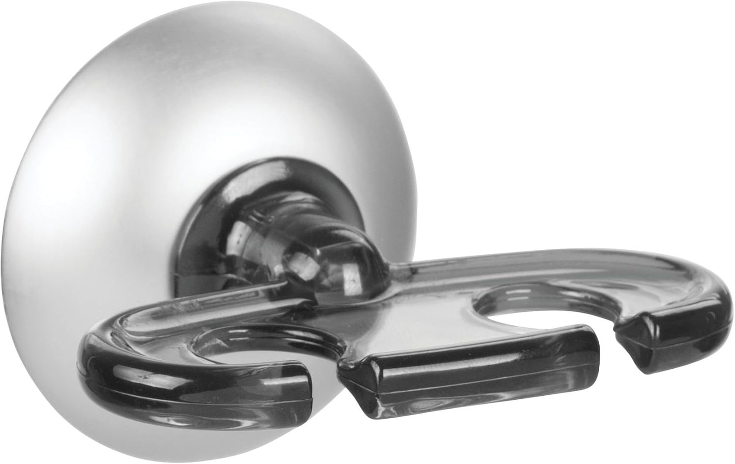 Toothbrush Holder - iDesign Metro Collection Ultra Power Lock Suction, Gray - Compact 2.75” x 2.3” x 1.8”
