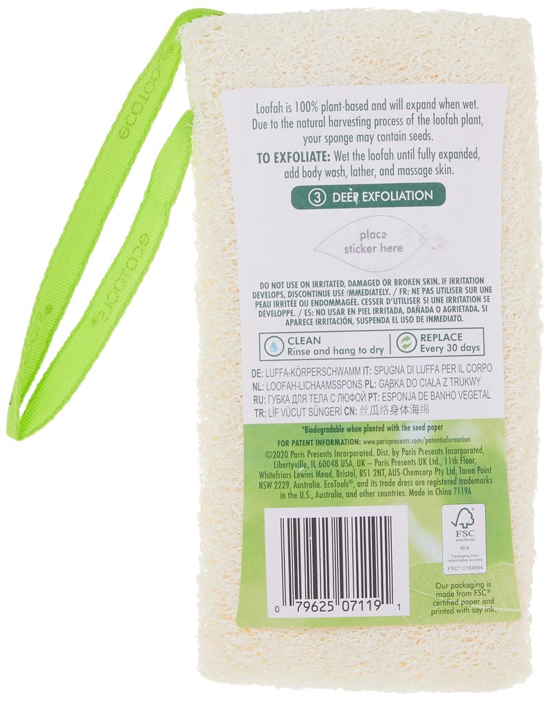 Ecotools Loofah Bath Sponge, 1 EA