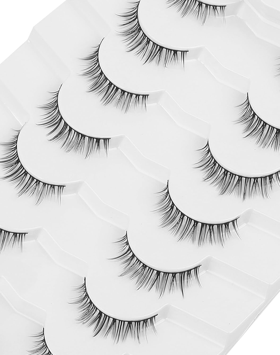 Skiennix Natural Eyelashes - Wispy Short Fake Lashes for a Natural Look | K17