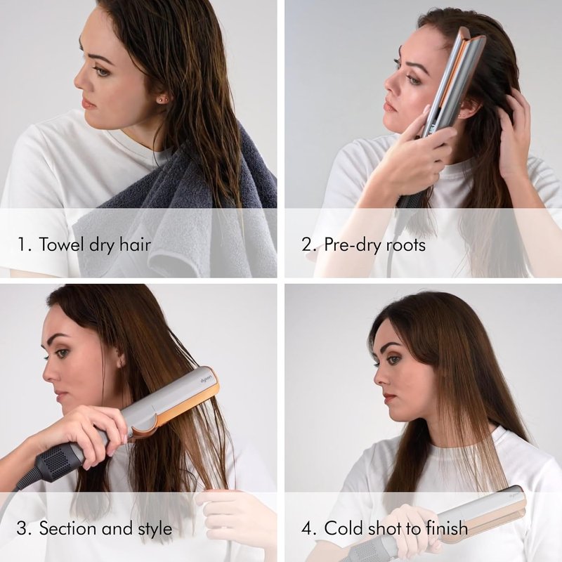 Dyson Airstrait™ Straightener - Wet to Dry Hair Straightener | No Heat Damage for All Hair Types