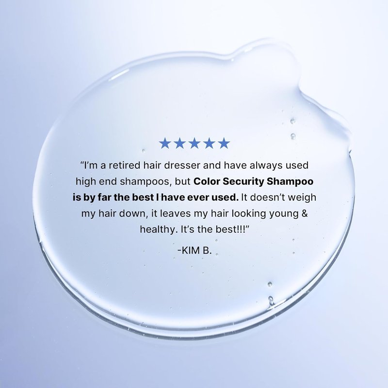COLOR WOW Color Security Shampoo – Sulfate Free & Residue-Free Formula | Healthy Looking Hair & Scalp | Paraben Free Salon Quality