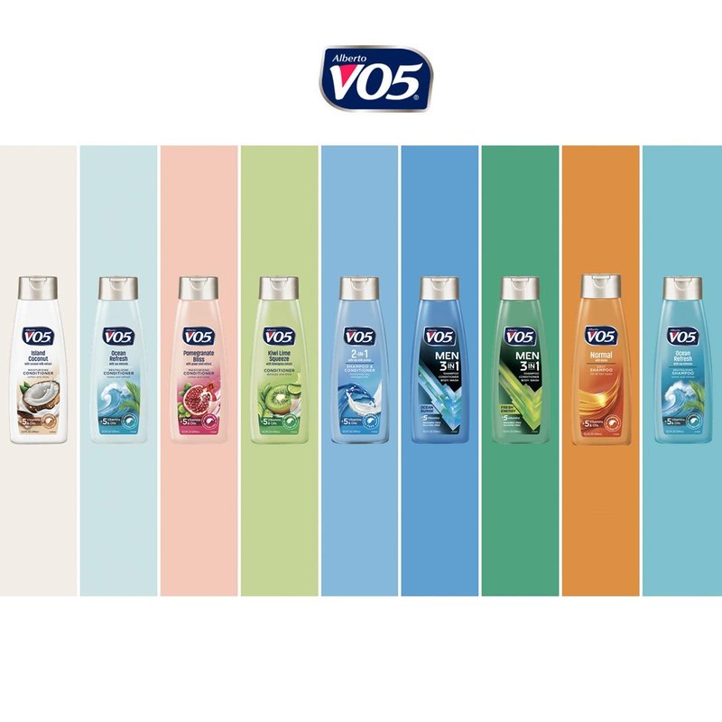 VO5 Ocean Refresh Herbal Shampoo - Size 12.5oz