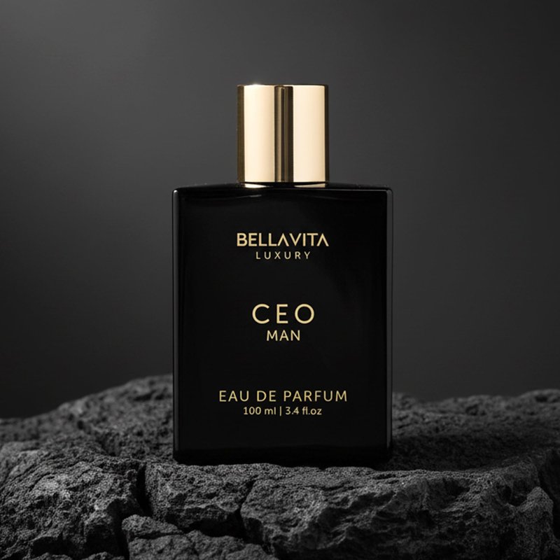 Bellavita Luxury CEO MAN Eau de Parfum | 100 ml (3.4 fl.oz.) | Perfume for Men | Mandarin, Lemon, Lavender, and Vetiver Notes | Long Lasting Men's Fragrance