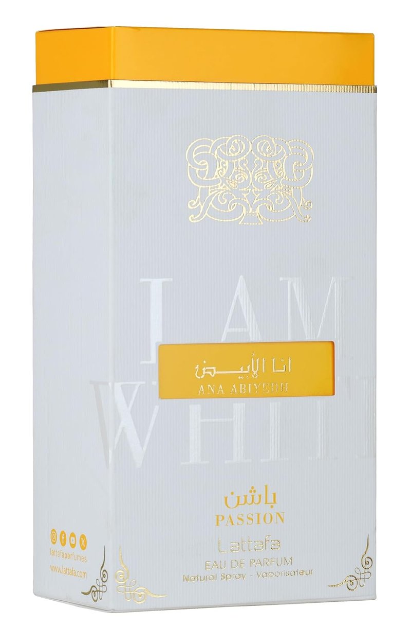 Lattafa Ana Abiyedh Passion Eau de Parfum Spray - 60ml | Exotic Fragrance for Men