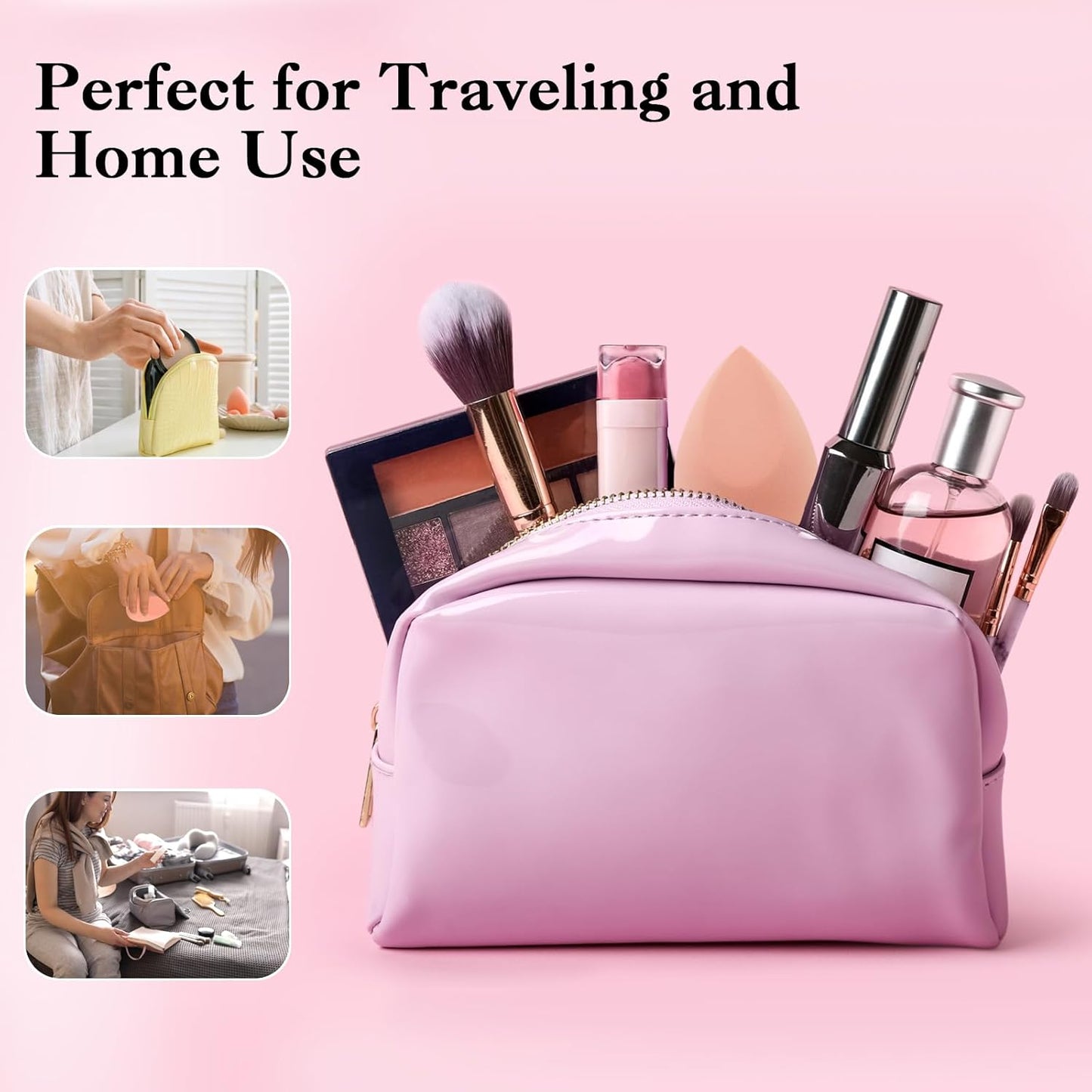Toiletry Sponges Set - Flawless Makeup Blenders with Holder | Beauty Gift Set for Foundation & Liquid Application