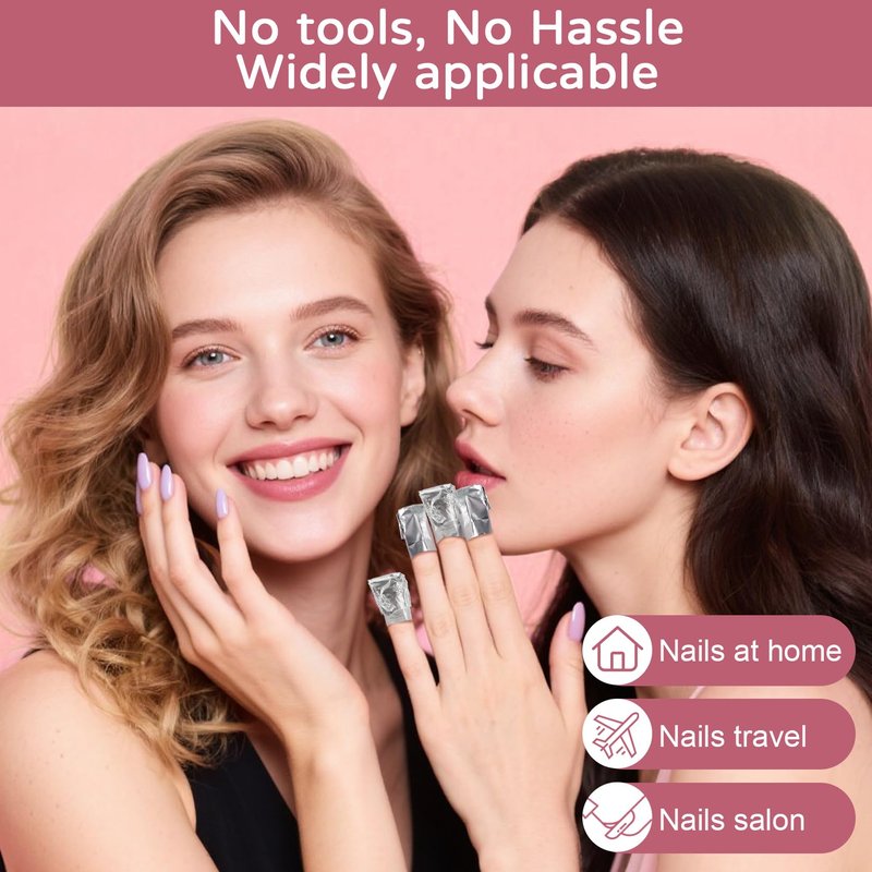 RAQEHO 300 Nail Polish Remover Pads - Nail Foils Soak Off Wraps Sheets Gel Acrylic Glue Polish Remover with Lint Free Cotton Wipes Pads Stuff Essentials Tech Must Haves At Home Supplies