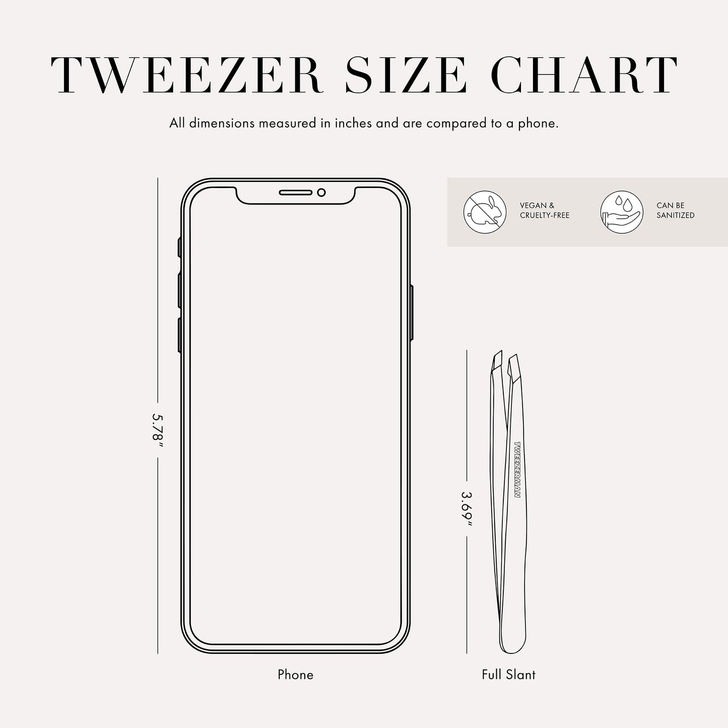 Tweezerman Purple Wisteria Slant Tweezer