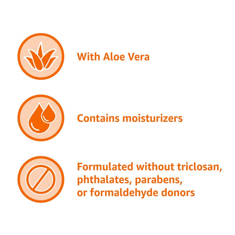 Amazon Essentials Liquid Hand Soap Refill, Aloe Vera, Moisturizing Formula, 50 Fl Oz, Pack of 1