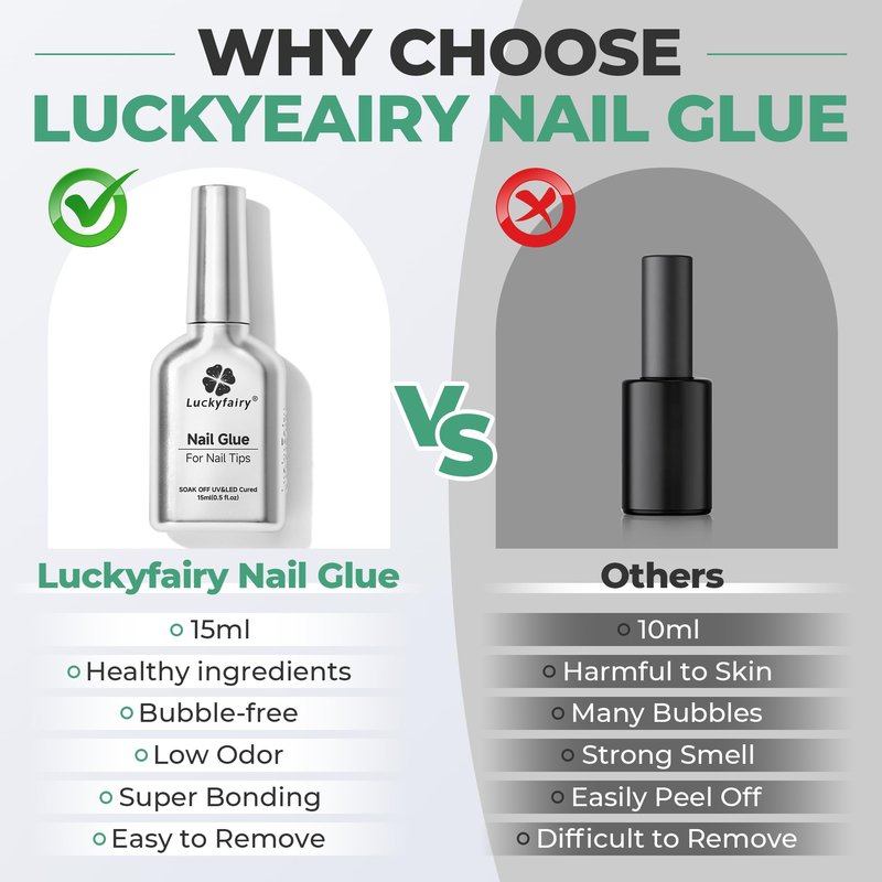 Super Strong Nail Glue Gel: 15ml Extension Gel Glue for Nail Tips Clear Acrylic Nails Long Lasting, Curing Needed U V for Press on Nails, Spring Nail Art