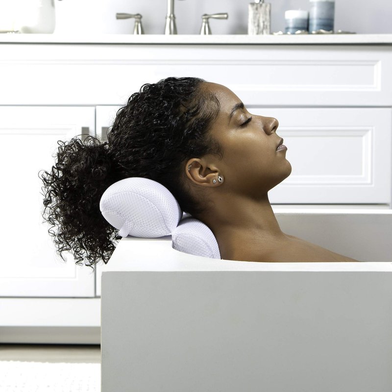 Bath Bliss Ultra Comfort Dual Chamber Bath Pillow