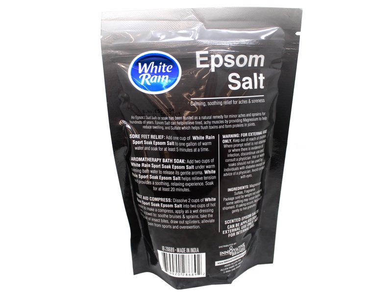 White Rain Sport Formula Epsom Salt for Aches & Soreness, 16 oz, Calming & Rejuvenating (Pack of 3)