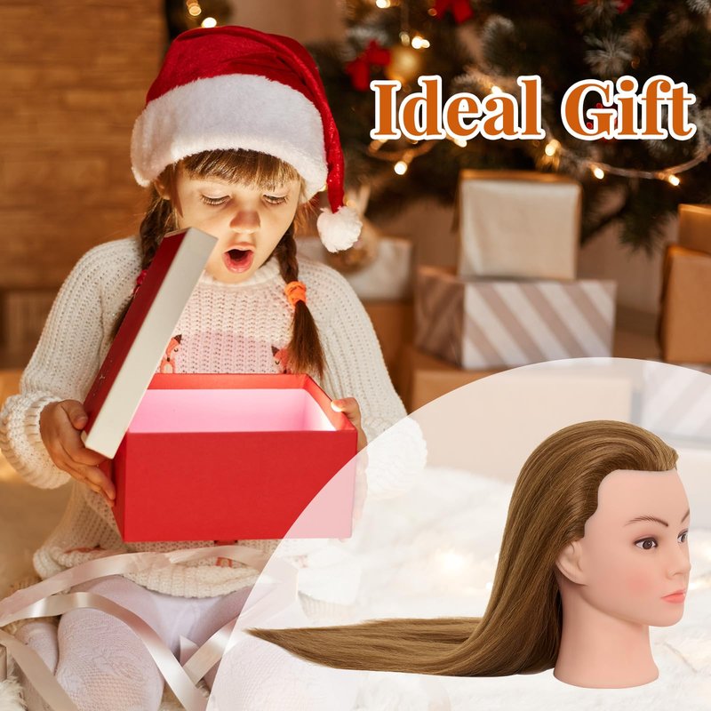 Mannequin Head Human Hair-05