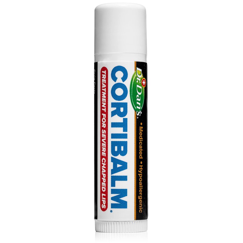 Dr. Dan's Cortibalm-1 pack- for Dry Cracked Lips - Healing Lip Balm for Severely Chapped Lips - Designed for Men, Women and Children