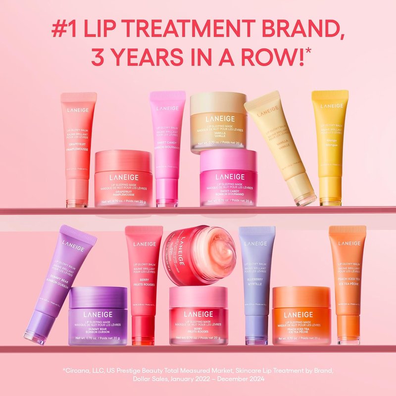 LANEIGE Lip Glowy Balm - Tinted Lip Moisturizer with Shea Butter for Hydrating Shine & Soft Lips