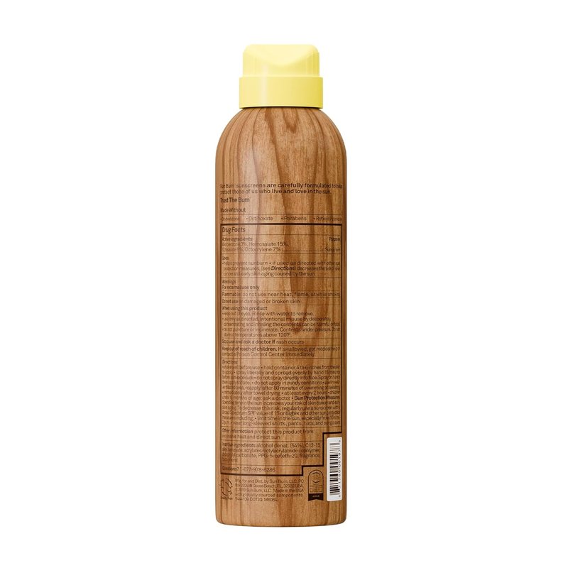 Sun Bum SPF 50 Sunscreen Body Spray - Broad Spectrum Moisturizing Formula with Vitamin E | 6 oz, Hawaii Compliant
