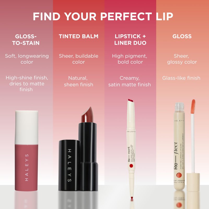 HALEYS Re-dew Lip Gloss to Stain - Hydrating Kiss-Proof Formula with Vegan Squalane & Vitamin E - Lightweight Transfer-Proof Hybrid for Soft Color, Cushiony Moisture & All-Day Wear (Whisper)