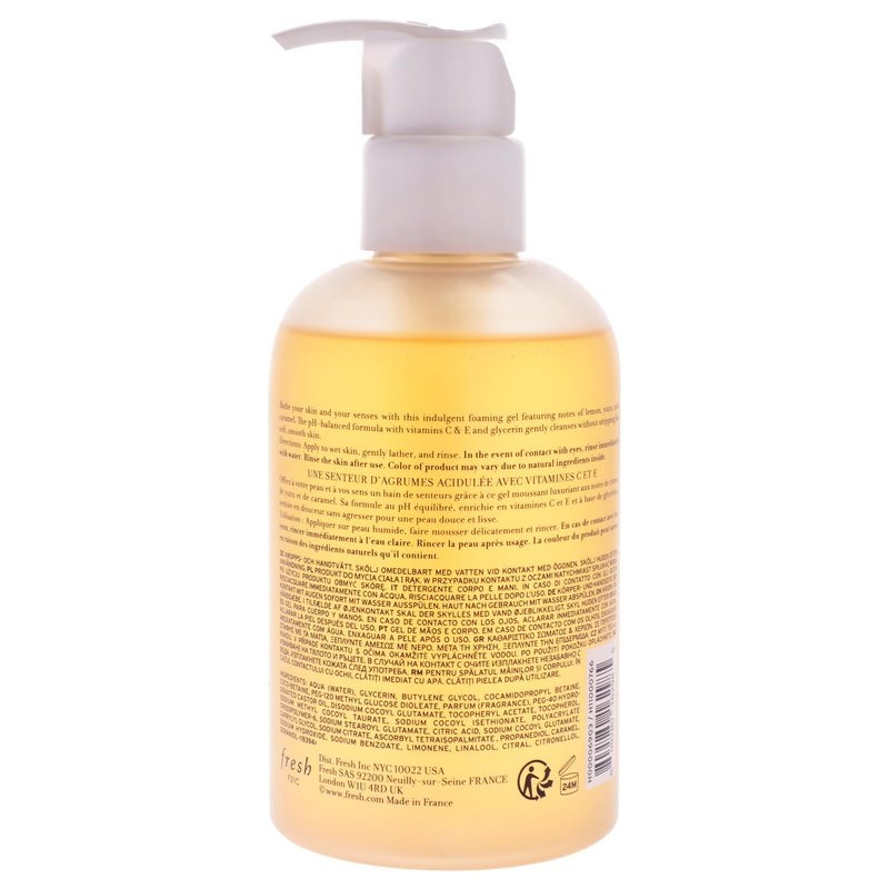 Body and Hand Wash - Sugar Lemon by Fresh for Women - 10 oz Body Wash