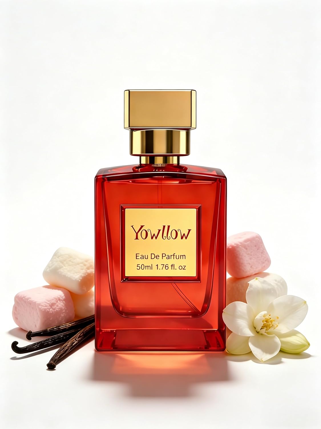 Yowllow- Womens Eau de Parfum - Floral Marshmallow Inspired by By K.aya.li #81 - Long Lasting & Pure Feminine Perfume - Luxury Women Fragrance Spray 1.7 Fl 0z/50ML