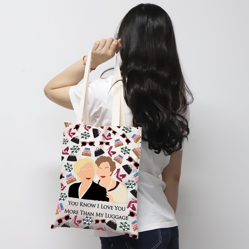 MNIGIU Steel Magnolias Gift Steel Magnolias Cosmetic Bag You Know I Love You More Than My Luggage Bag (You Know I Tote)