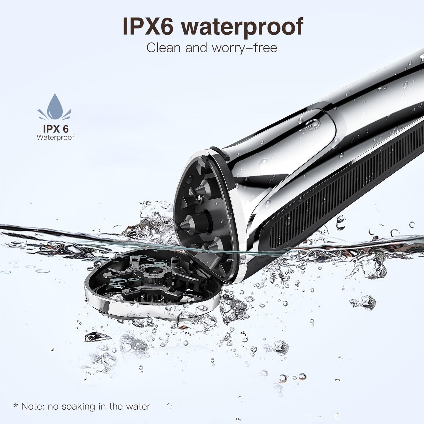 YIRISO Electric Razor for Men, 90Min Long-Lasting Rotary Shaver with 4D Floating Head & LCD Display, Ultra Smooth for Sensitive Skin, IPX6 Waterproof, USB-C Fast Charge, with Travel Case - Ideal Gift