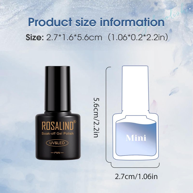 ROSALIND Cat Eye Gel Nail Polish - 12 Colors Cateye Gel Polish with Magnet Stick Sparkle Diamond Effect Soak Off UV Set Magic Magnetic Glitter Nail Art Collection Manicure Gift for Women