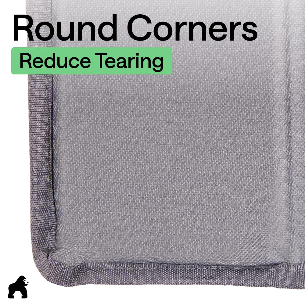 GORILLA GRIP Heavy Duty Couch Cushion Support Board to Fix Sagging Sofas, 21.5 x 54 Loveseat Slip Resistant Thick Boards Add Strong Seat Supports, Replacement Stuffing Firmer Couches Accessories, Grey