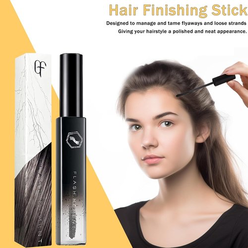 Hair Wax Stick Set for Flyaways Slick Back – Includes Wax Stick for Hair, Slick Back Hair Brush, Hair Finishing Stick – Hair Styling Products for Women, Taming Frizz & Creating Sleek Styles