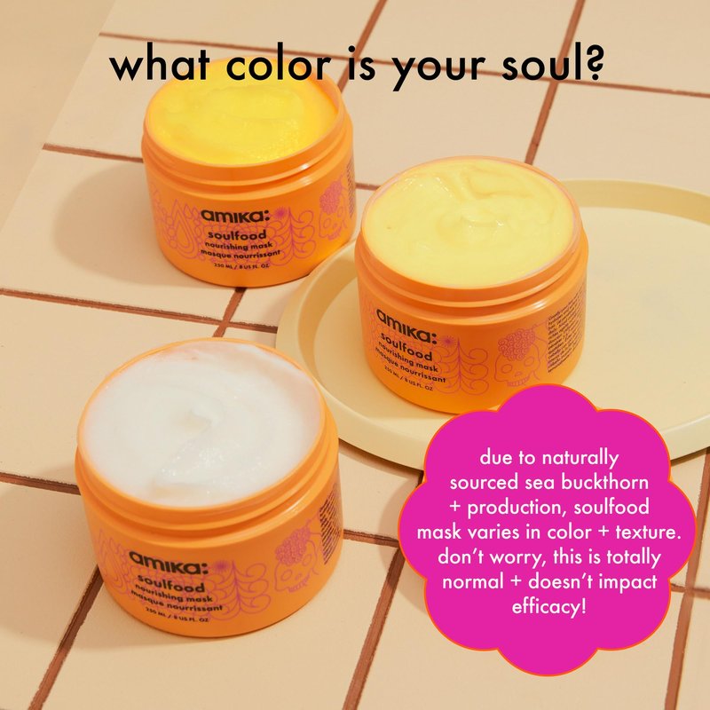 amika soulfood nourishing mask, 250ml