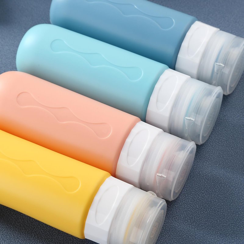 Gemice Travel Bottles for Toiletries, Tsa Approved, Travel Size Containers, BPA Free Leak Proof Tubs Refillable Liquid Accessories for Cometic Shampoo and Lotion Soap