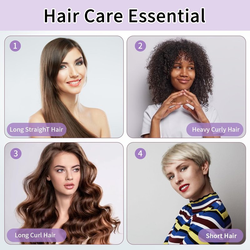 Hair Steamer Cap, Steamer for Hair with 10 Mode Temperature Control, 110V Electric Heating Cap for Hair Steamer for Deep Conditioning(Pink)