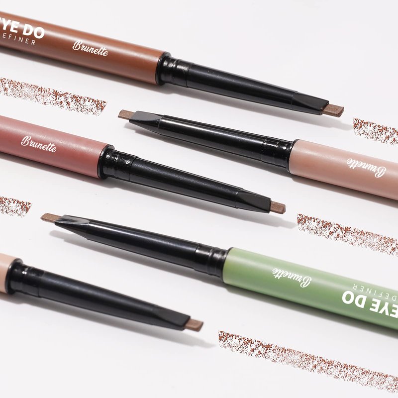Grey Eyebrow Pencil for Older Women Soft, Retractable Gray Eyebrow Pencil for Women, Ultra Fine Brow Pencil for Gray Hair with Brush, Long lasting, Sweatproof, Grey, YES.EYE DO