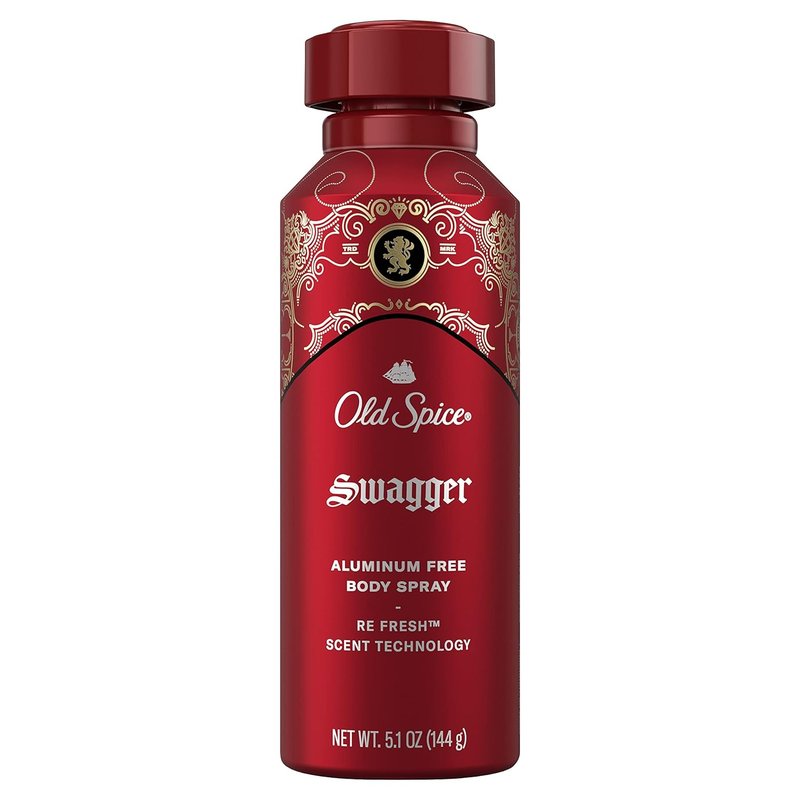 Old Spice Aluminum-Free Body Spray for Men - Swagger Scent | 5.1 oz