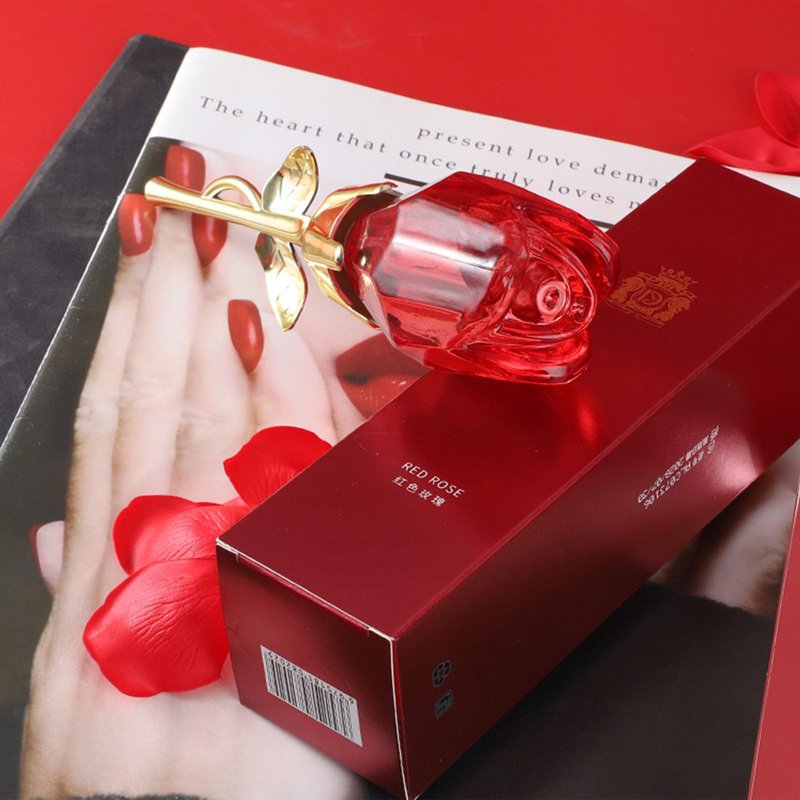 CLY AMS Red Rose Perfume for Women - Eau De Parfum, Musk, Honey, Wine, Light Fragrance Fresh Floral, Perfume Oil 50ml