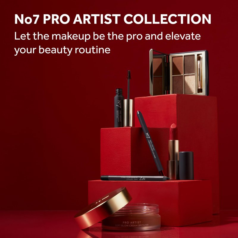 No7 Pro Artist That's a Wrap Tubing Mascara - Buildable & Lengthening Mascara for a High-Impact Finish - Volumizing Tube Mascara to Keep Lashes in Place All Day - Black/Brown (0.28 fl oz)